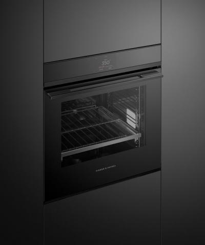 24" Fisher & paykel Series 9 Minimal Built-In Wall Oven In Black - OB24SDPTB1