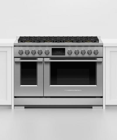 48" Fisher & Paykel Series 9 Professional Dual Fuel Range With 8 Burners - RDV3-488-N