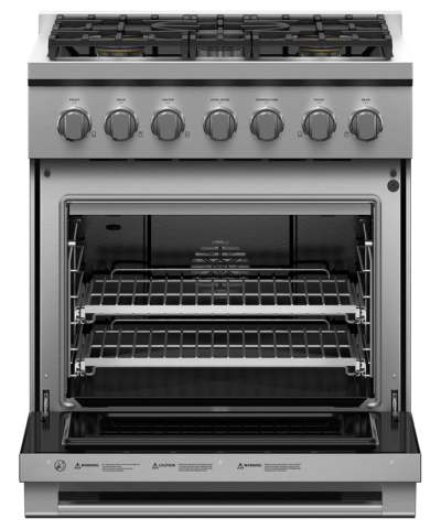 30" Fisher & Paykel Series 7 Professional Natural Gas Range With 5 Burners - RGV3-305-N