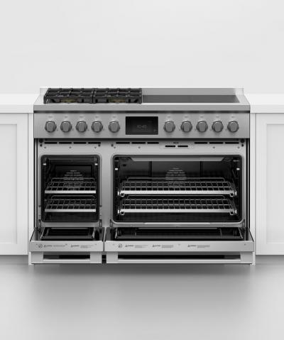 48" Fisher & Paykel Series 9 Professional Dual Fuel Range With 4 Burners - RHV3-484-L