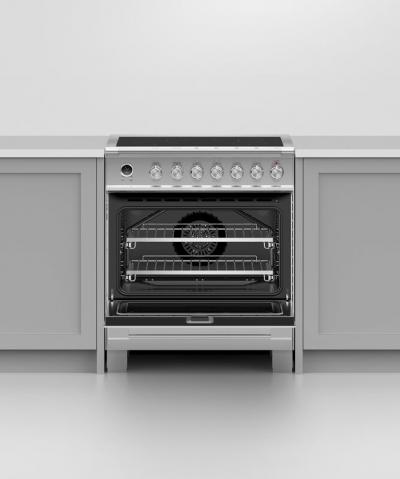 30" Fisher & Paykel Series 9 Classic Induction Range With 4 Zones In Stainless Steel - OR30SCI6X1