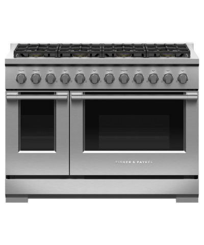 48" Fisher & Paykel Series 7 Professional Natural Gas Range With 8 Burners - RGV3-488-N