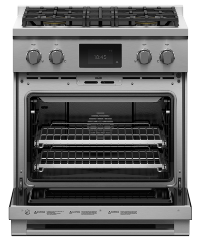 30" Fisher & Paykel Series 9 Professional Dual Fuel Range With 4 Burners - RDV3-304-N