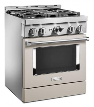 30'' KitchenAid 4.1 Cu. Ft. Smart Commercial-Style Gas Range With 4 Burners - KFGC500JMH