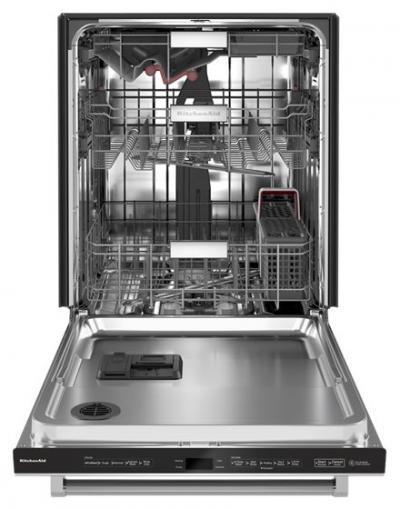 24" KitchenAid 44 dBA Dishwasher in PrintShield Finish with FreeFlex Third Rack - KDTM604KPS