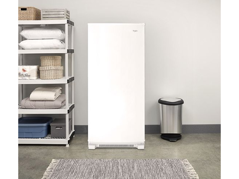 30" Whirlpool 16 Cu. Ft. Upright Freezer With Electronic Temperature Controls - WZF34X16DW