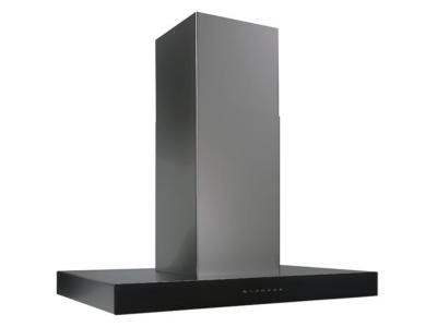 30" Best Ispira Black Stainless Steel Chimney Range Hood - WCB3I30BLSB