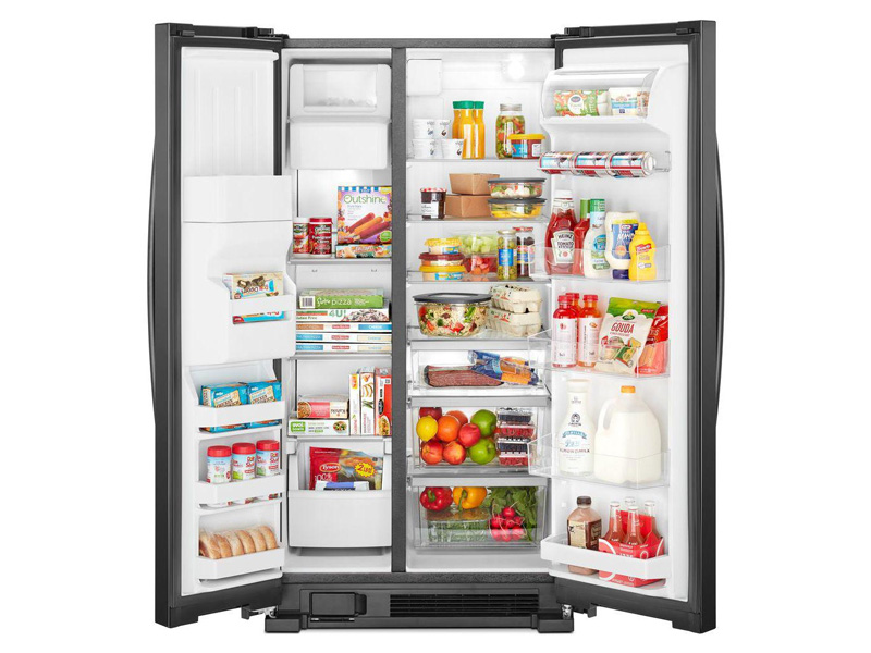 33" Whirlpool 21 Cu. Ft. Side-by-Side Refrigerator - WRS321SDHB