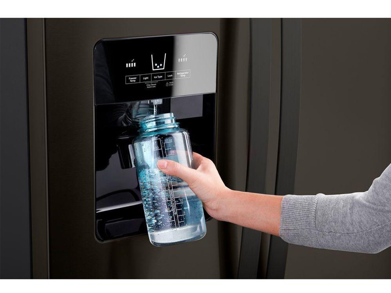 33" Whirlpool 21 Cu. Ft. Side-by-Side Refrigerator - WRS321SDHV