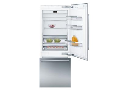 30" Bosch Benchmark Series Built-in Bottom Freezer Refrigerator In Stainless Steel - B30BB935SS