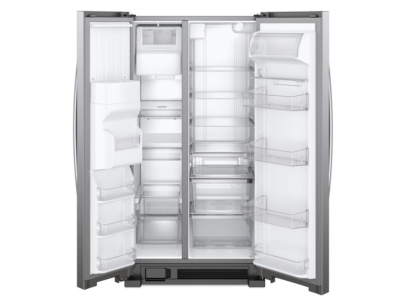 36" Whirlpool 25 Cu. Ft. Full-Depth Side-by-Side Refrigerator - WRS325SDHZ