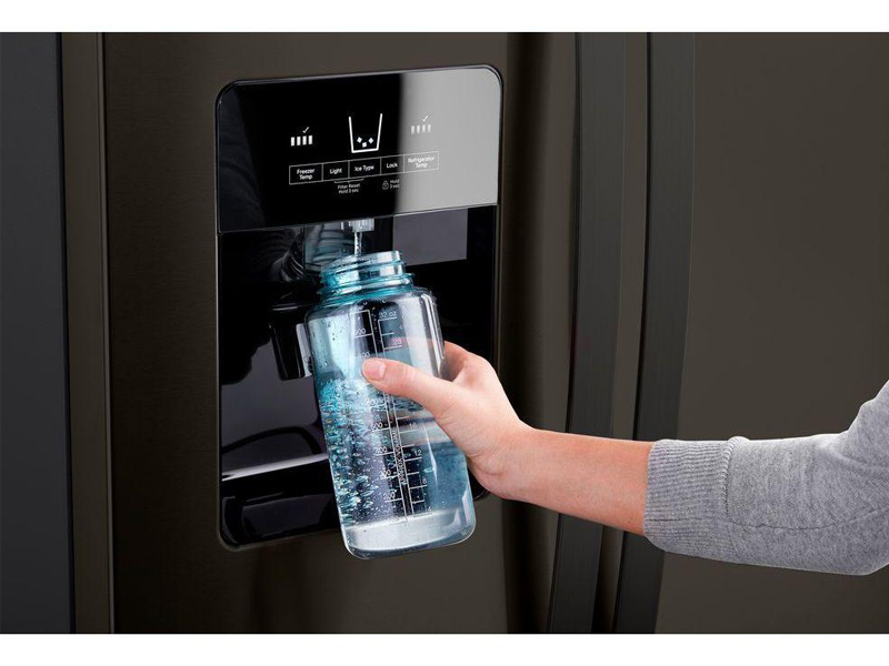 36" Whirlpool 25 Cu. Ft. Full-Depth Side-by-Side Refrigerator - WRS325SDHV