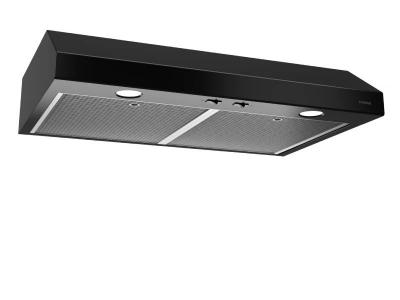 30" Broan Under Cabinet Range Hood With 300 Max Blower CFM In Black - NCS330BLC