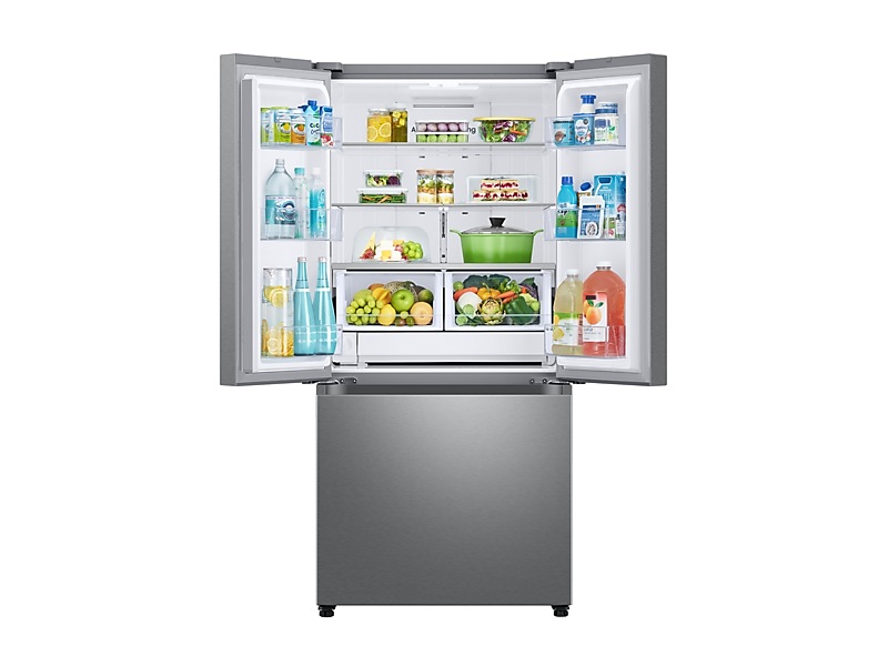 33" Samsung 3-Door French Door Refrigerator with Dual Auto Ice Maker - RF25C5151SR/AA
