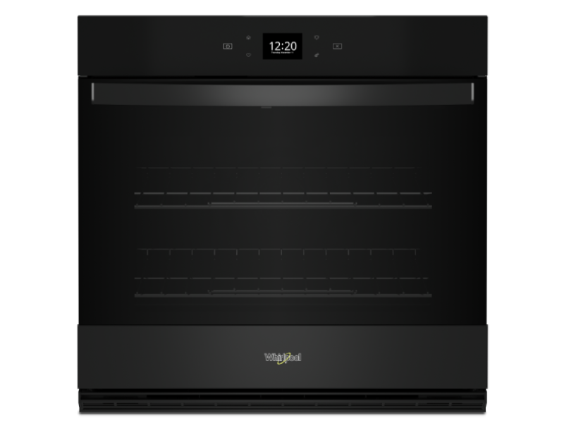 27" Whirlpool 4.3 Cu. Ft. Single Wall Oven with Air Fry in Black - WOES5027LB