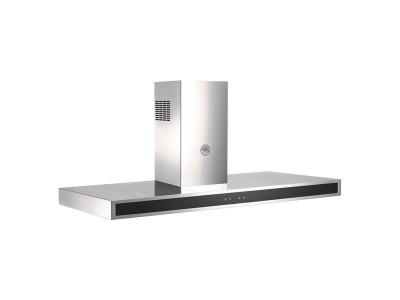 48" Bertazzoni Glass front, 1 Motor 600 CFM Wallmount Hood - KG48X