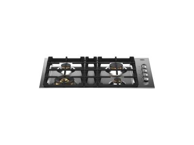 30" Bertazzoni Professional Series Drop-in Gas Cooktop With 4 Brass Burners - PROF304QBXT