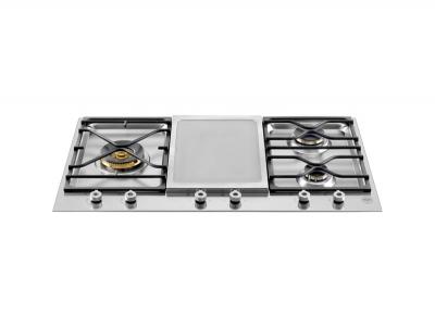 36" Bertazzoni Professional Series Segmented Gas Cooktop with 3 Sealed Burners - PM3630GX