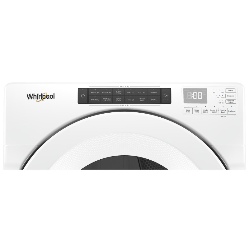 27" Whirlpool 7.4 Cu. Ft. Front Load Electric Dryer With Intiutitive Touch Controls - YWED5620HW