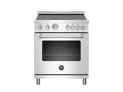 30" Beratzzoni Master Series Induction Range 4 Heating Zones Electric Oven - MAST304INMXE