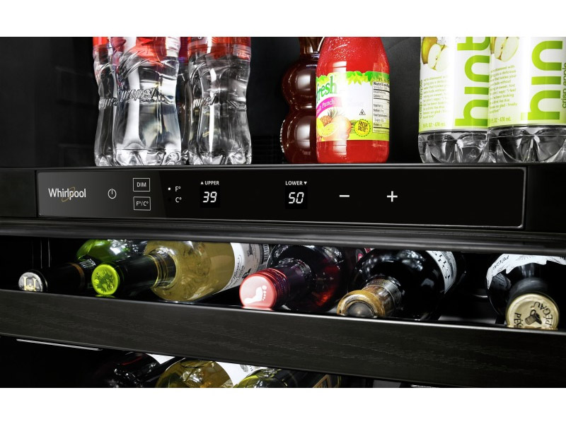 24" Whirlpool 5.2 Cu. Ft. Undercounter Beverage Center with Towel Bar Handle - WUB35X24HZ