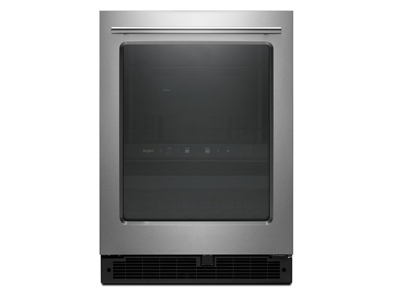 24" Whirlpool 5.2 Cu. Ft. Undercounter Beverage Center with Towel Bar Handle - WUB35X24HZ