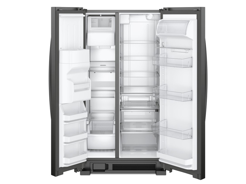 36" Whirlpool 25 Cu. Ft. Side-by-Side Refrigerator - WRS325SDHB