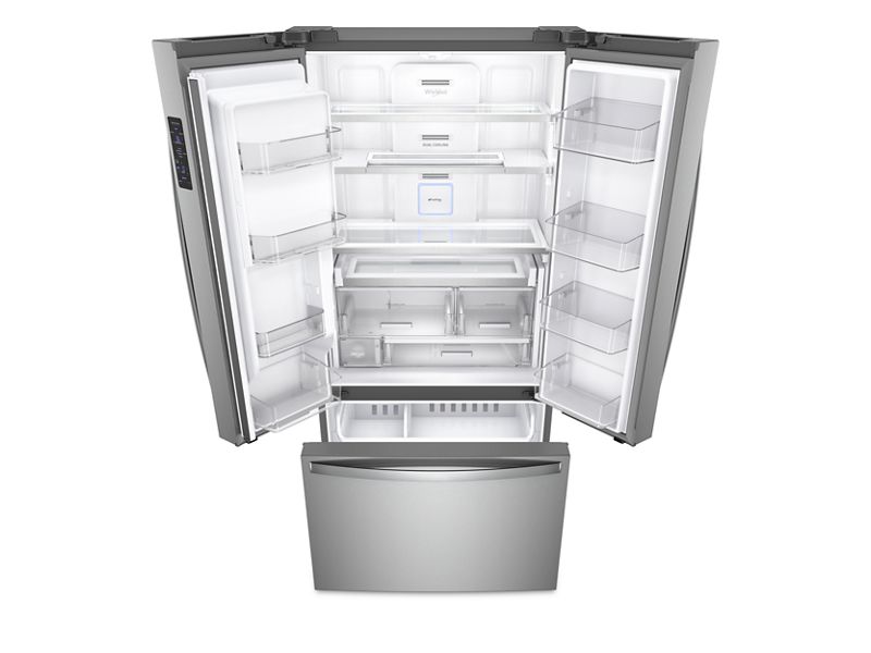 36" Whirlpool Counter Depth French Door Refrigerator in Fingerprint Resistant Stainless Finish - WRFC9636RZ