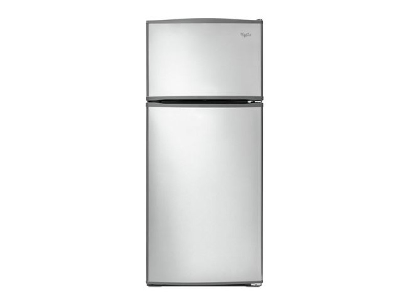 Whirlpool 28" Top Mount Fridge - Stainless Steel