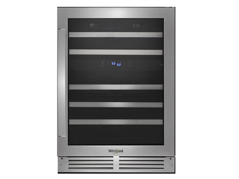 24" Whirlpool Wide Undercounter Wine Center with 46-Bottle Wine Storage - WUW55X24HS