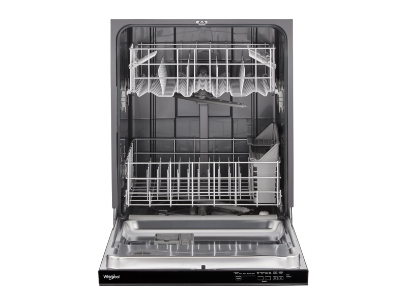 24" Whirlpool 55 DBA Quiet Dishwasher with Boost Cycle and Pocket Handle - WDP540HAMB