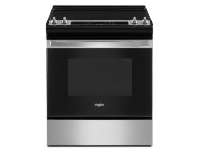 30" Whirlpool 4.8 Cu. Ft. Electric Range With Frozen Bake Technology In Stainless Steel - YWEE515S0LS