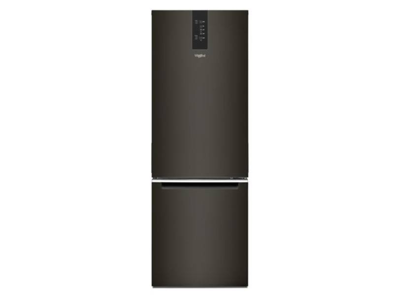 24" Whirlpool 12.9 Cu. Ft. Wide Bottom Freezer Refrigerator In Black Stainless - WRB543CMJV