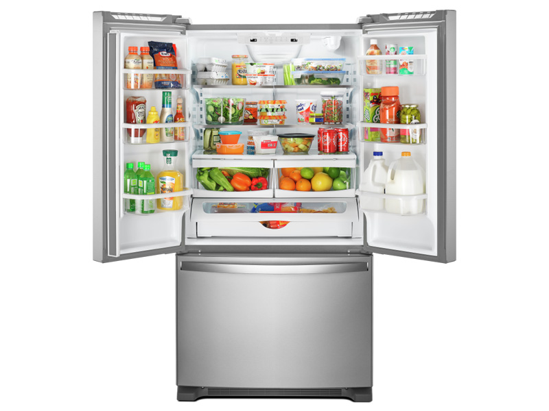 33" Whirlpool 22 Cu. Ft. Wide French Door Refrigerator - WRFF5333PZ