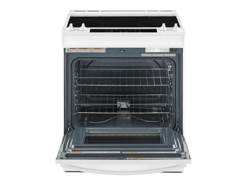 30" Whirlpool 4.8 Cu. Ft. Electric Range With Frozen Bake Technology In White - YWEE515S0LW