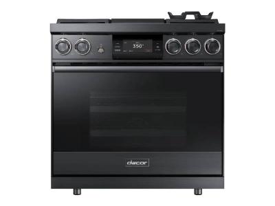 36" Dacor Pro Dual-Fuel Steam Range with Griddle - DOP36M94DLM