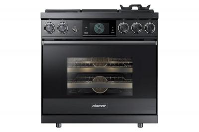 36" Dacor Pro Dual-Fuel Steam Range with Griddle - DOP36M94DLM