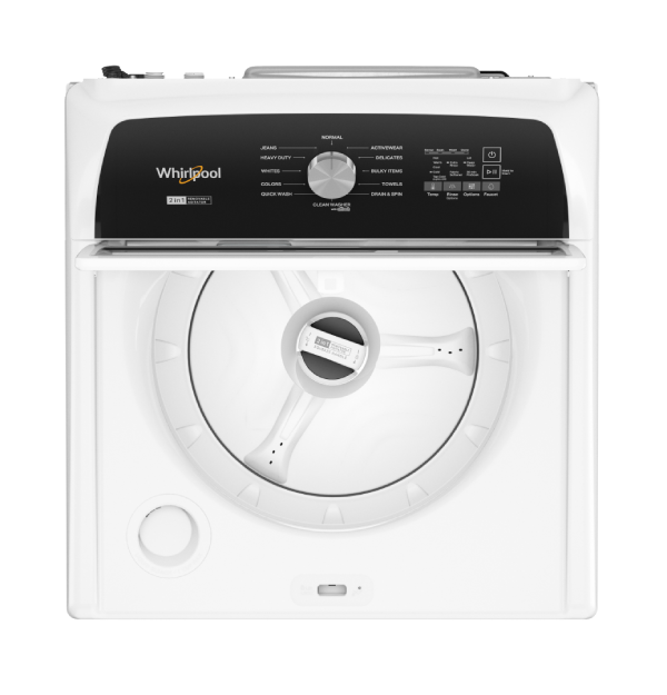 28" Whirlpool Top Load Washer with Removable Agitator - WTW5057LW