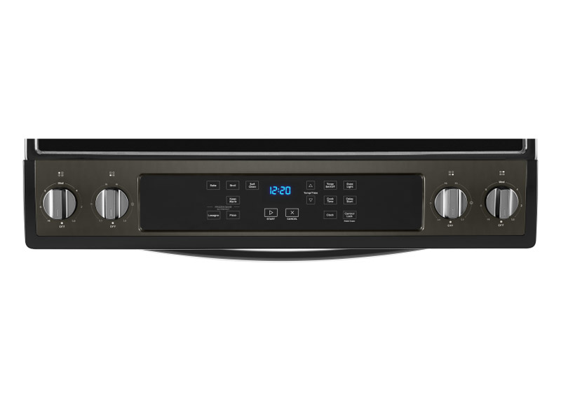 30" Whirlpool 4.8 Cu. Ft. Electric Range With Frozen Bake Technology In Black Stainless - YWEE515S0LV