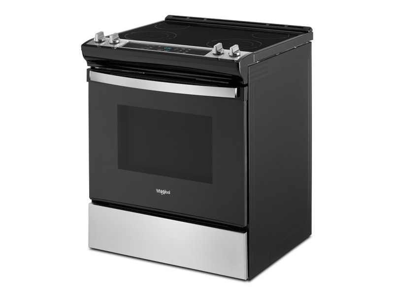 30" Whirlpool 4.8 Cu. Ft. Electric Range With Frozen Bake Technology In Stainless Steel - YWEE515S0LS