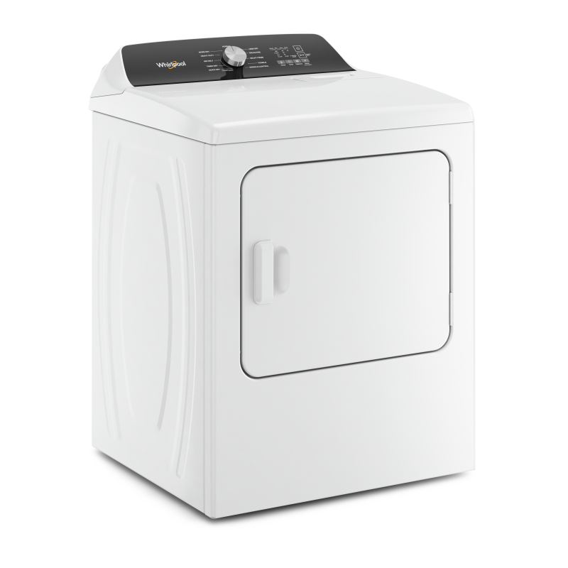 29" Whirlpool 7.0 Cu. Ft. Top Load Electric Moisture Sensing Dryer - YWED5010LW