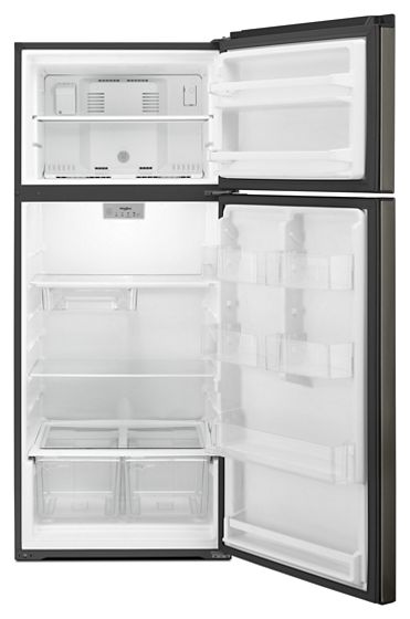 28" Whirlpool 18 Cu. Ft. Top Mount Refrigerator Compatible With The EZ Connect Icemaker Kit - WRT518SZKV