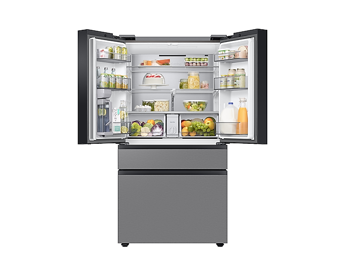 36" Samsung 28.9 Cu. Ft. Bespoke 4-Door French Door Refrigerator - F-RF29BB82QNQN