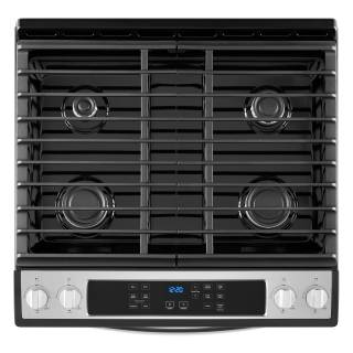 30" Whirlpool 5.0 Cu. Ft. Gas Range with Frozen Bake Technology - WEG515S0LS