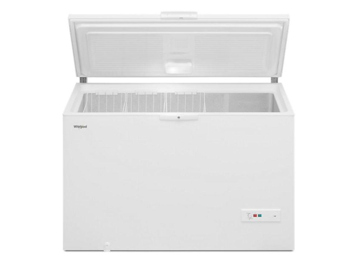 55" Whirlpool 16 Cu. Ft. Chest Freezer With Shelves - WZC5216LW