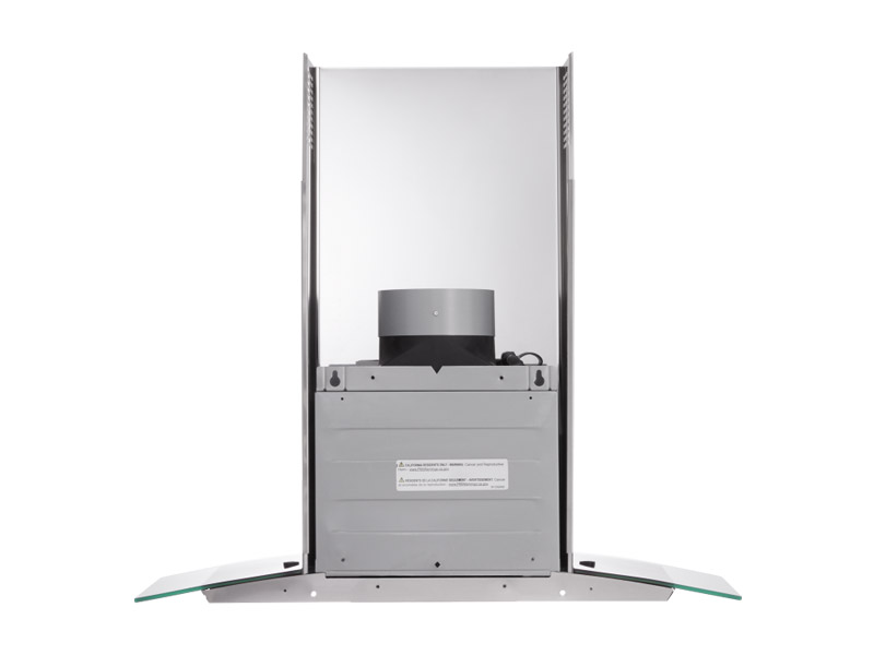 30" Whirlpool Curved Glass Wall Mount Range Hood In Stainless Steel - WVW51UC0LS