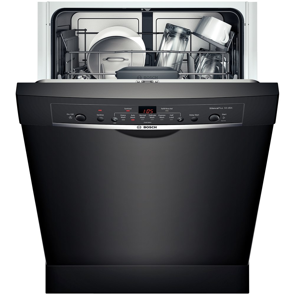 Bosch SHE3AR75UC 24" Recessed Handle Ascenta Dishwasher In Stainless