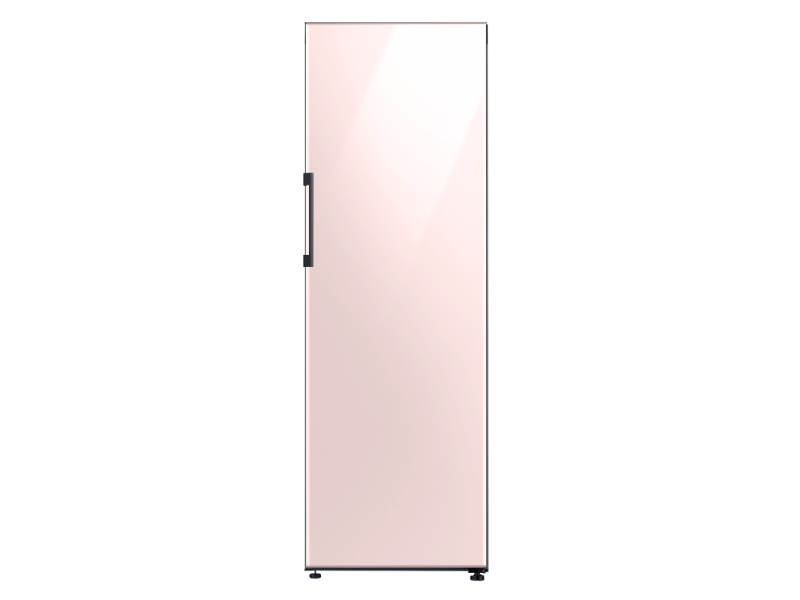 24" Samsung 14 Cu. Ft. Bespoke 1-door Column Refrigerator With Rose Pink Glass Panel - F-RR14T7414A32