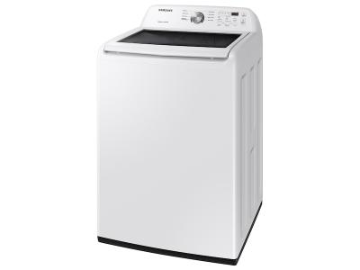 27" Samsung Top Load Washer With Vibration Reduction Technology In White - WA45T3200AW