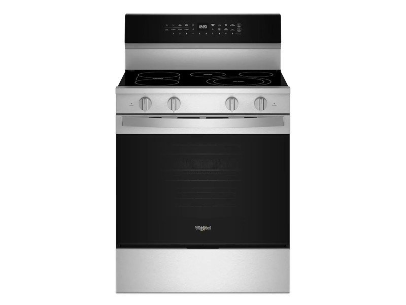 30" Whirlpool 5.3 Cu. Ft. Smart Electric Range with Air Cooking Technology - YWFES7530RZ